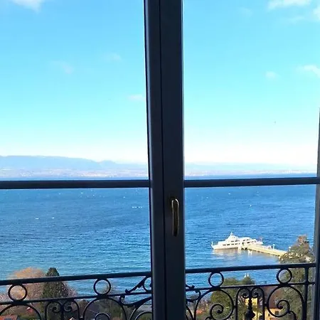 Avec Vue 180 Sur Le Leman Thonon-les-Bains