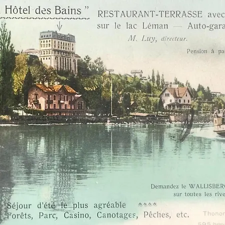 Chez Emilie, Vue A 180 Sur Le Leman Thonon-les-Bains